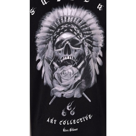 Sullen Men's T-shirt SILVER CHIEF Tattoos Urban Design Premium Quality - Picture 15 of 16